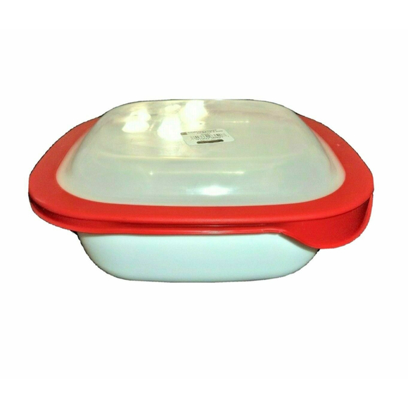 Kitchen Corning Ware Simplylite Baking Dish 15 Quart Glass And Plastic Lid Bake Store Poshmark
